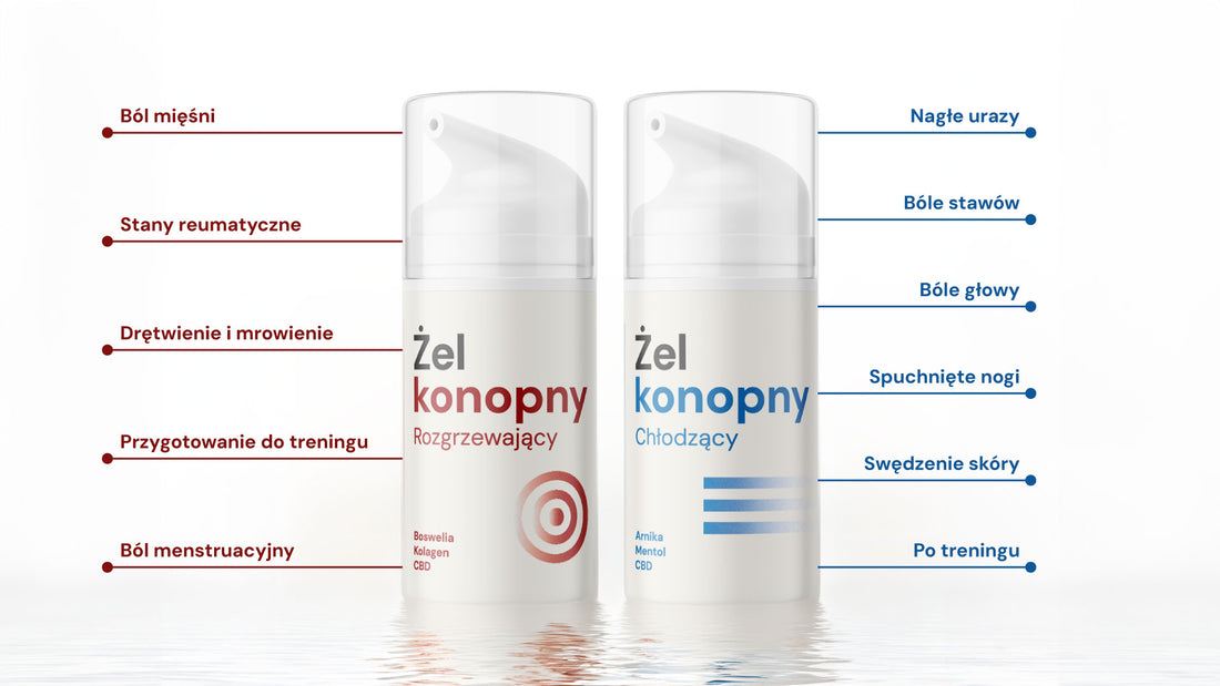 Zestaw sportowca: 2x żel konopny z CBD