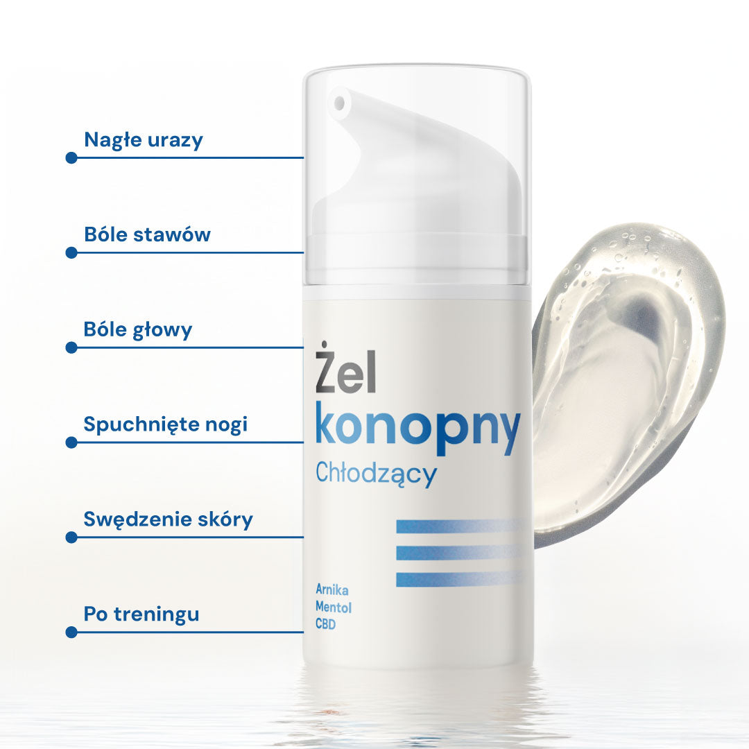Chłodzący żel konopny z CBD 50ml