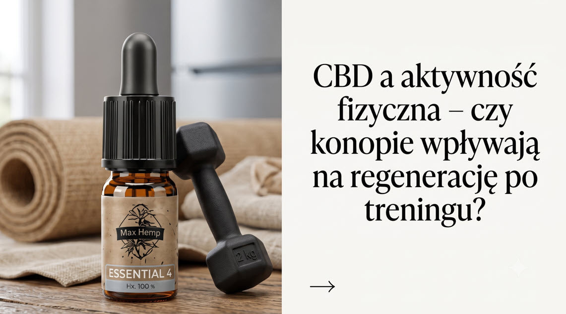 CBD a aktywność fizyczna – czy konopie wpływają na regenerację po treningu?