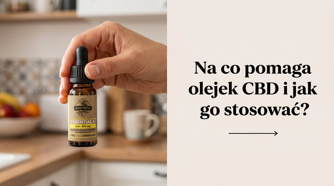 Na co pomaga olejek CBD i jak go stosować?