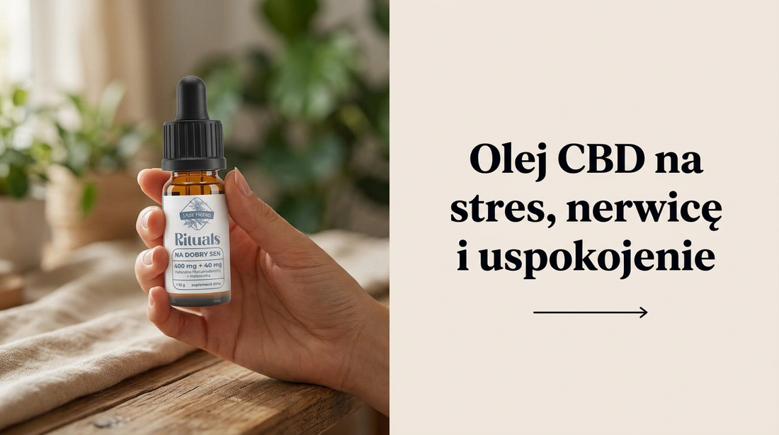 Olej CBD na stres, nerwicę i uspokojenie - konopne olejki