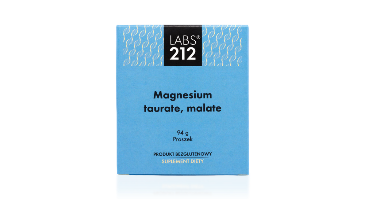 LABS212 Magnesium taurate, malate - opakowanie z kartonikiem