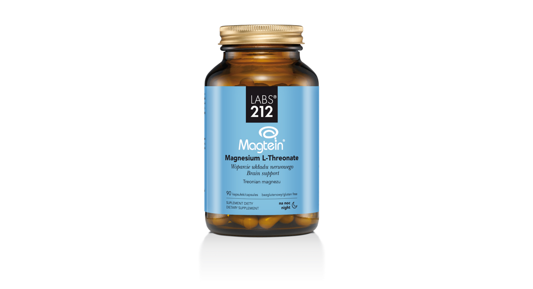 LABS212 Magnesium L-Threonate Magtein - treonian magnezu 90 kapsułek