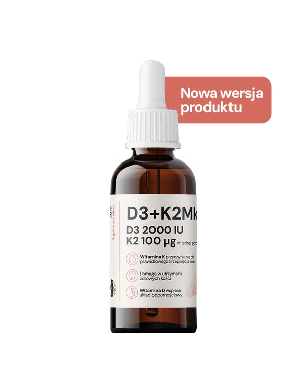 Witamina D3 + K2 MK-7 Max Hemp