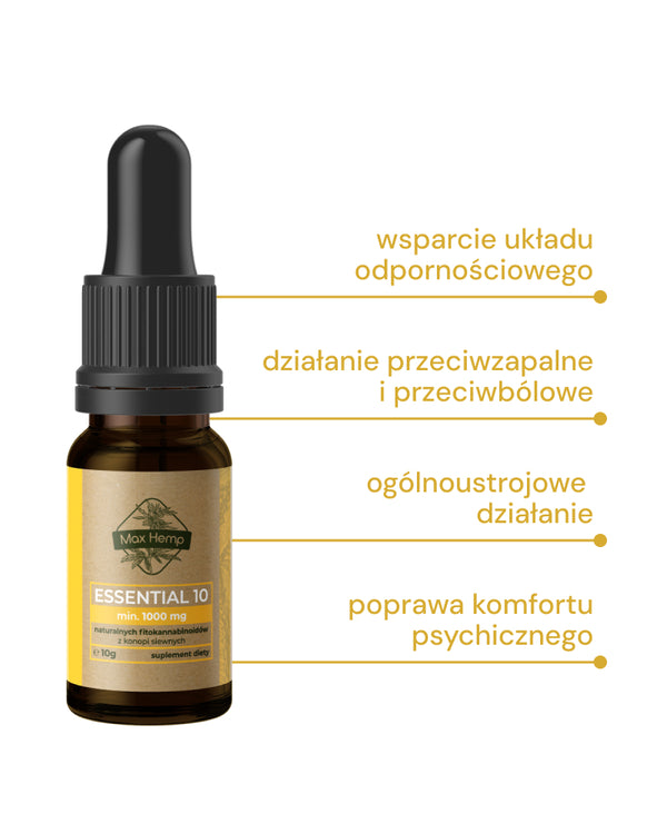 Olejek CBD Essential 10% Max Hemp
